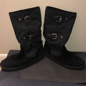 Black Coach Winter Boots